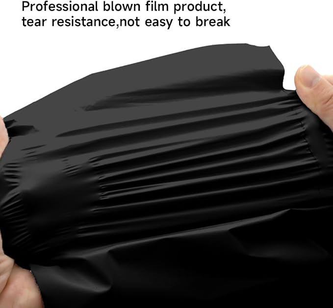 Black Shipping Bags 10x13 200Pcs Poly Mailers, Mailing Shipping Envelopes - Image 4