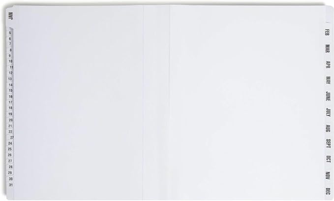Smead Desk File/Sorter, Daily and Monthly, 43 Dividers, Letter Size, Dark Blue - Image 7