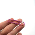 HAHIYO Paper Clips Large 2 inches Length Pink Paperclips Vinyl Coated Prevent by HAHIYO