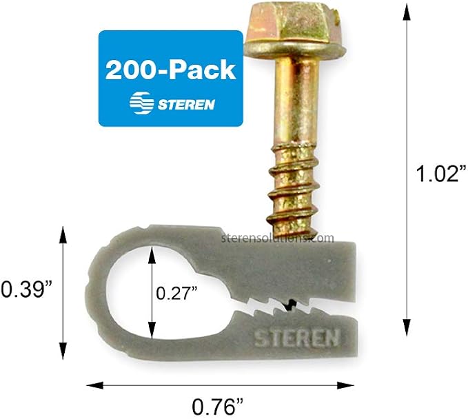 STEREN Coaxial Cable Clips - Image 6
