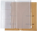 Moterm Kraft File Folder + Zipper PVC Pouch Travelers Journal Refills Pack | by Moterm