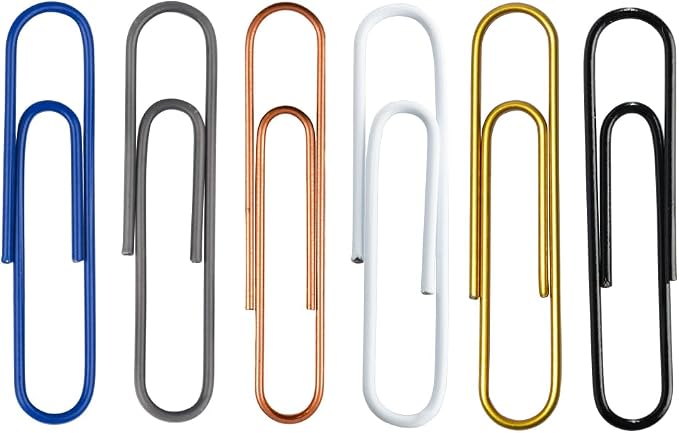 JAM PAPER Colorful Jumbo Paper Clips - Image 3
