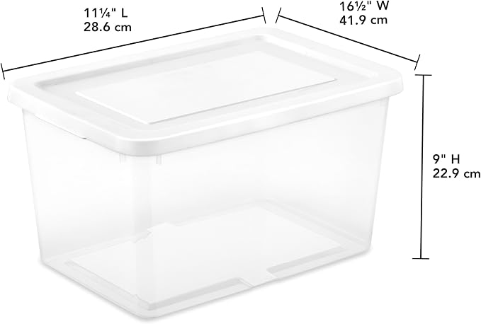 Sterilite 24 Pack Storage Box, 20 Quart Stackable Tote - Image 3