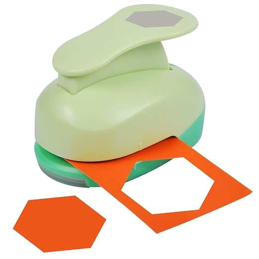 UCEC Hexagon Paper Punch, 2 Inch Hexagon Punch by UCEC