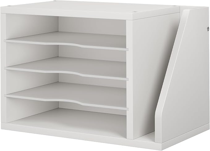 Creso hom Mail Sorter, File Organizer Desktop, Wood Desk Organizer by Cresohom