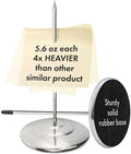 Restaurant Receipt Holder Organizer, Stainless Steel Check Spindle Ticket Spike by Unknown