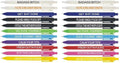 Cityhermit 22Pcs Funny Pens Set by Focusoncreativegiftdesign