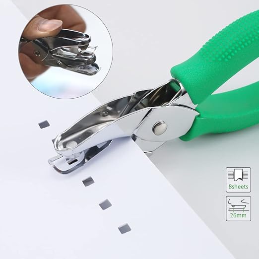 2 Pack Handheld Single Hole Mini Puncher 1/4 and 1/8 Inches Circle - Image 3