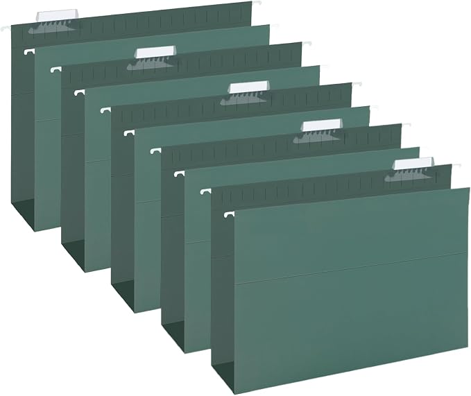 HERKKA Extra Capacity Hanging File Folders, 30 Pack Reinforced Legal Size by HERKKA