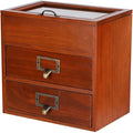 Wooden Storage Box Desk Organizer by PACKGILO