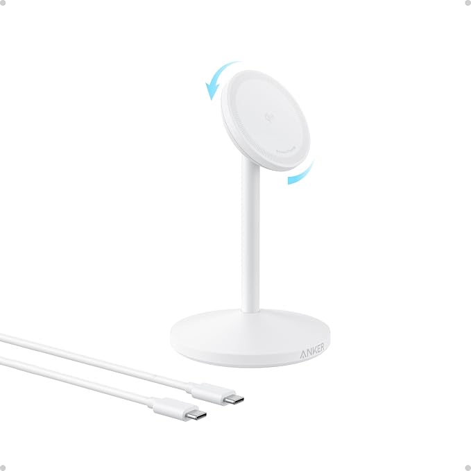 Anker MagGo iPhone 17 MagSafe Charger Compatible Stand, 15W Fast Magnetic by Unknown