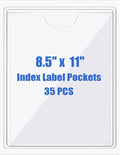 Origin-Joy 35 PCS Self Adhesive Index Card Pockets by Origin-Joy