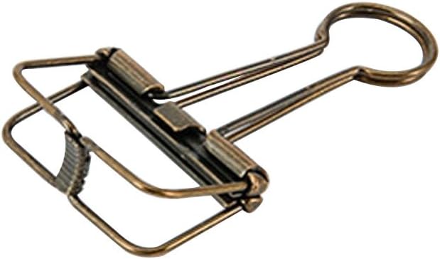 Hollow Out Paper Binder Clip Invoice Bill Clip Office Supplies Pack of 20 - Image 2
