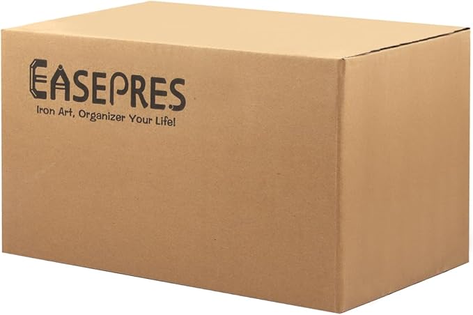 EASEPRES Vinyl Record Holder Storage, 9 Slot Metal Magazine Book Album Display - Image 7