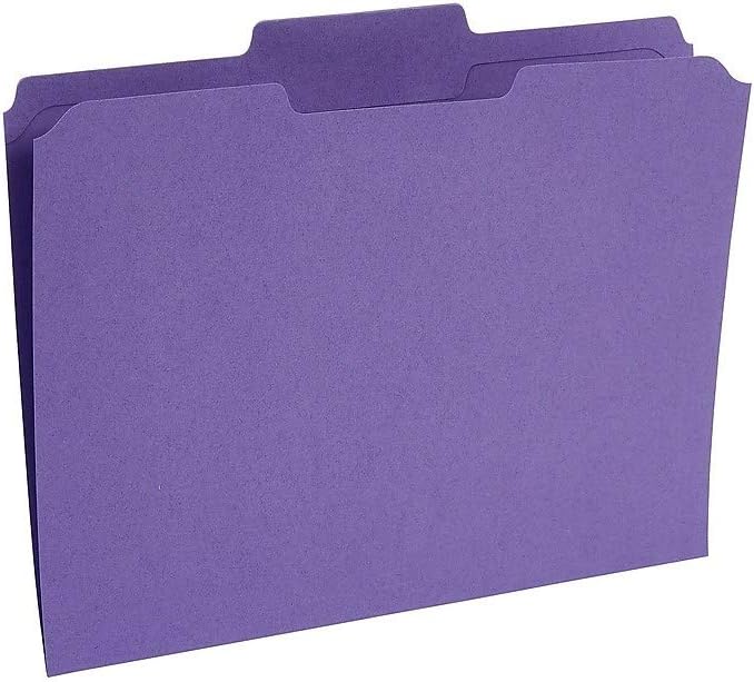 Staples Reinforced File Folders, Letter Size, 3‑Tab Design, Heavy‑Duty - Image 2