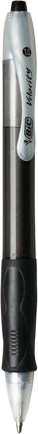 BIC Velocity Retractable Ballpoint Pens, Medium Point, 12-Count Pack, - Image 2