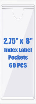 Origin-Joy 60 PCS Self Adhesive Index Card Pockets by Origin-Joy