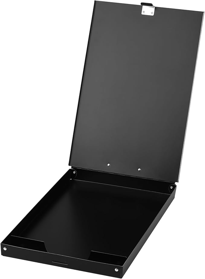 ZCZN Aluminum Clipboard with Storage, 4 Pack Recycled Metal Clipboard Box - Image 4