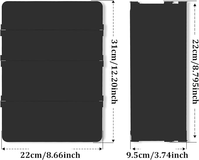 Nursing Clipboard Foldable, 4-Layer Aluminum Clipboard - Image 3