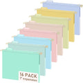 gisgfim 16 Pack Plastic Hanging File Folder Letter Size 1inch Expanding File by gisgfim
