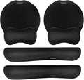 VAGAU Premium Keyboard Wrist Rest and Mouse Pad Wrist Support, Ergonomic Memory by VAGAU