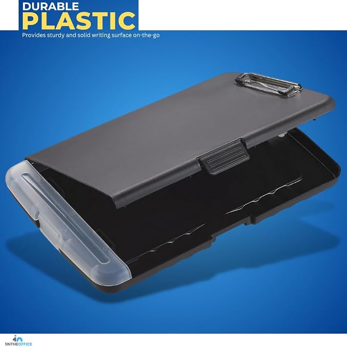 1InTheOffice Clipboard with Storage Box, Plastic Storage Clipboard - Image 4