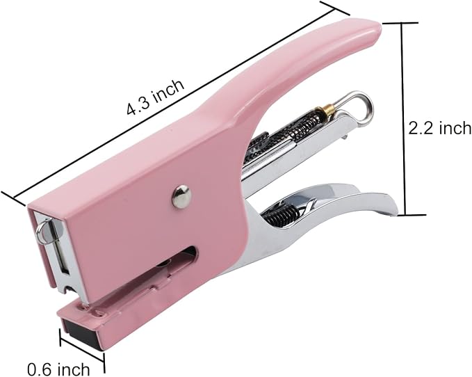 Small Hand-held Stapler Set, 15 Sheet Capacity, Includes 750Pcs Staples and A - Image 3