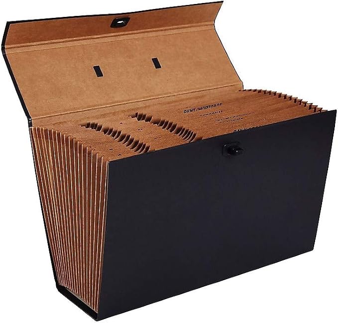 Staples Expanding File with A‑Z Index, Legal Size, 19‑Pocket Accordion Organizer - Image 4