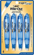 BIC Wite-Out Exact Liner Correction Tape, 4 Tapes by BIC