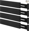 Bamboo Drawer Dividers Organizers, Kitchen Drawer Organizer, Adjustable Drawer by Ryqtop