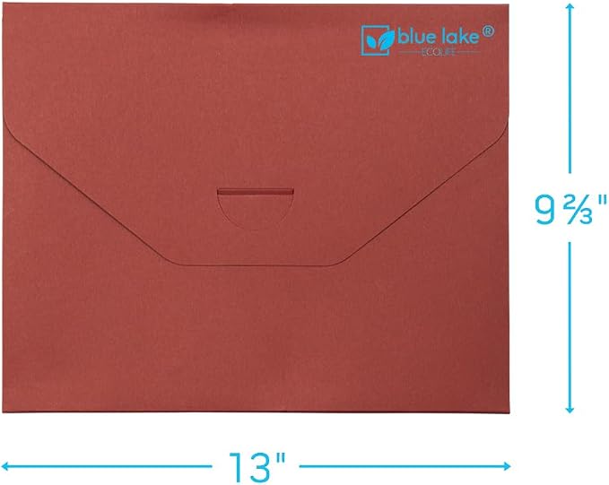 Blue Lake ECOLIFE Recyclable Paper 6-Pockets Expanding File Document Folder - Image 3