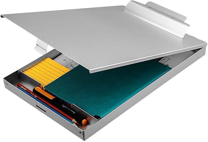ZCZN Recycled Aluminum Storage Clipboard, Clipboard Box, Form Holder, Suitable by ZCZN