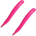2 Pcs Pink Portable Staple Remover, Staple Puller Tool Magnetic Head Staple by BWESOO