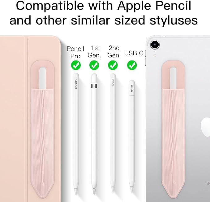 MoKo Pencil Holder Sticker Fit Apple Pencil Pro, Apple Pencil, Apple Pencil - Image 2
