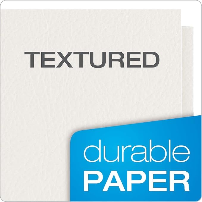 Oxford Twin-Pocket Folders, Textured Paper, Letter Size, Holds 100 Sheets - Image 7