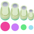 UCEC Craft Hole Punch, 2+1.5+1+5/8Inch Circle Punch, Circle Hole Punch by UCEC