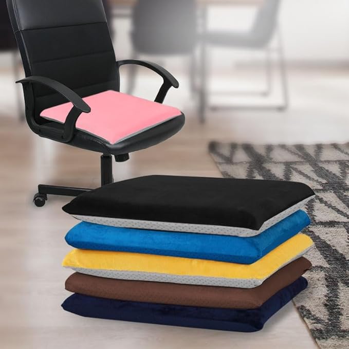Augld Square Chair Seat Cushion Memory Foam Chair Cushion - Image 2