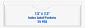 Origin-Joy 25 PCS Self-Adhesive Index Label Pockets by Origin-Joy