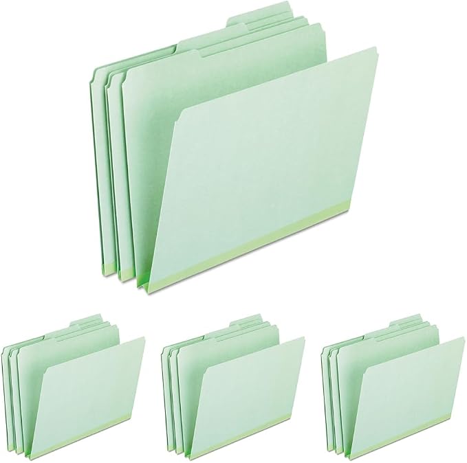 Pendaflex 17167 Pressboard Expanding File Folders, 1/3 Cut Top Tab by TOPSProducts