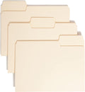 Smead SuperTab File Folder, Oversized 1/3-Cut Tab, Letter Size, 24 Per Pack by SMEAD