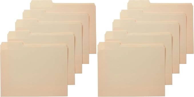 Amazon Basics Sturdy File Folders by AmazonBasics