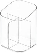 Newkita Acrylic Clear 3 Slots Pencil Pen Holder by Newkita
