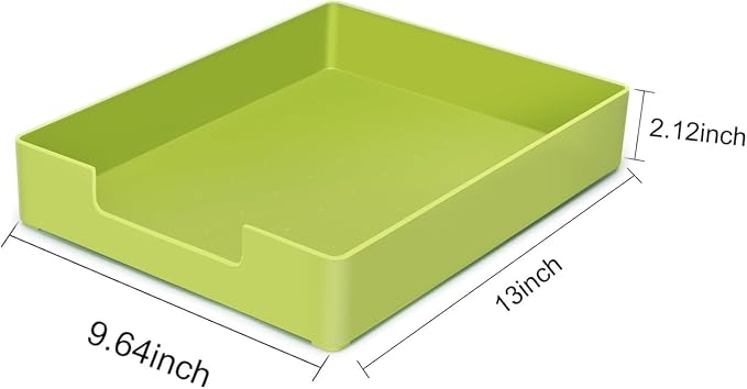 Letter-Size Tray, Desk Drawer Organizer, A4 Plastic Paper Tray - Image 3