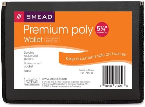Smead Poly Wallet, Accordion File Organizer - Image 5