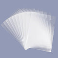 Clear Document Folder Copy Safe Project Pockets fits 8.5x11 Letter Size US Paper by GOMRQING