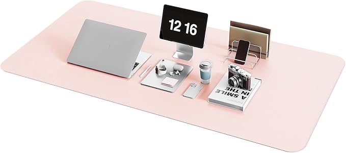 YSAGi Non-Slip Leather Desk Pad XL Size, Waterproof Laptop Computer Desk by YSAGi