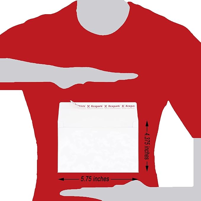 Xxcxpark 120 Qty Printable A2 Invitation Envelopes 4.375 x 5.75 Cards, Self - Image 7