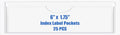 Origin-Joy 25 PCS Self-Adhesive Index Label Pockets by Origin-Joy
