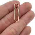 HAHIYO Paper Clips 1.1 inches Length Rose Gold Paperclips Bright Colors Vinyl by HAHIYO