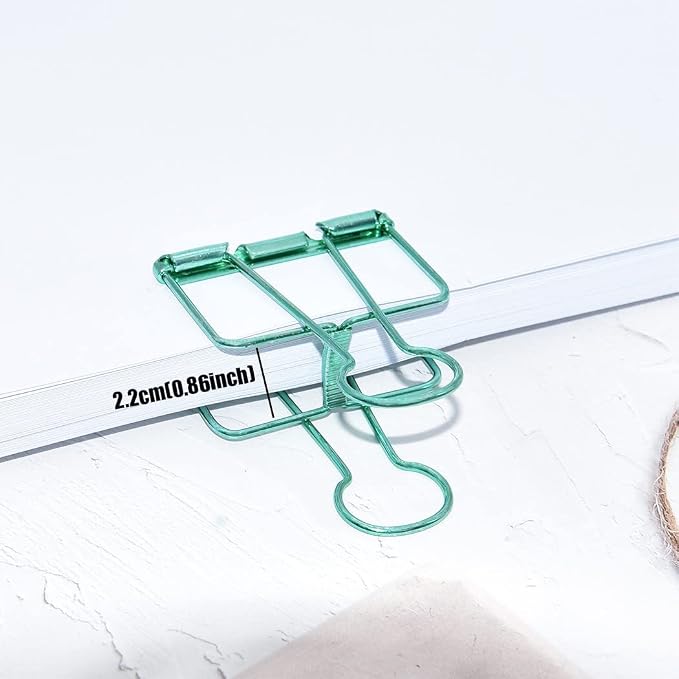 Extra Large Binder Clips 2 Inch, Big Paper Clamps Green - Image 5